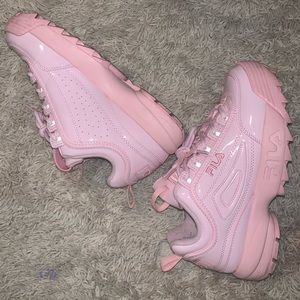 fila disruptor patent pink